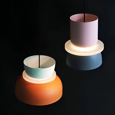 CozyLight Macaron LED-Pendellampe – Stilfuld & Farverig Belysning til Dit Hjem