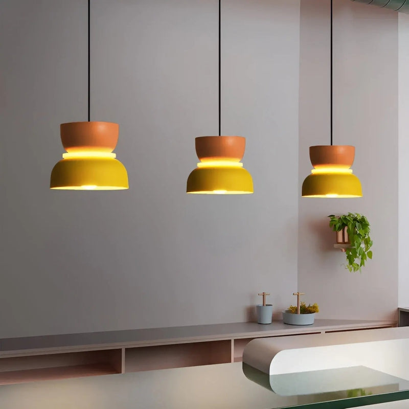 CozyLight Macaron LED-Pendellampe – Stilfuld & Farverig Belysning til Dit Hjem