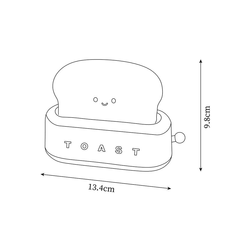 Design af brødrister bordlampe (indbygget batteri)