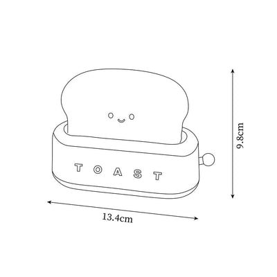 Design af brødrister bordlampe (indbygget batteri)