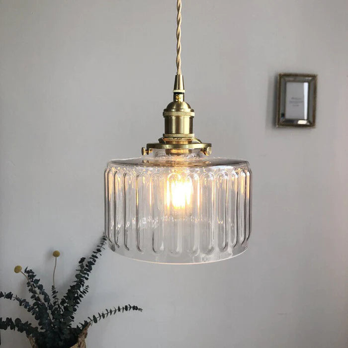 Vintage Krystal Hængende fra en Lampe