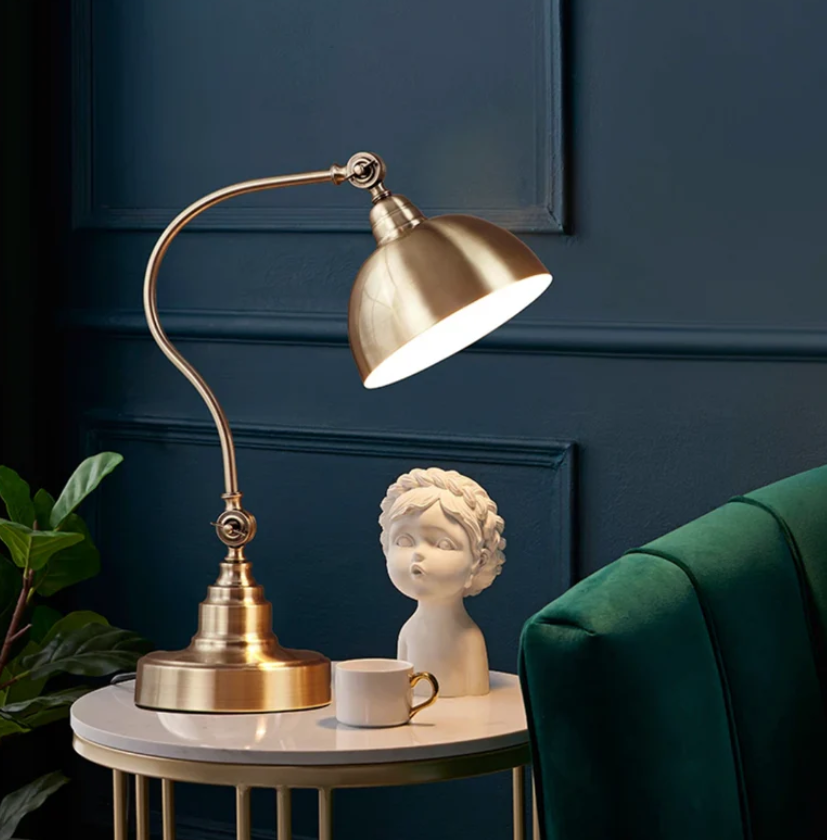 Vintage LED-Lampe i Guld