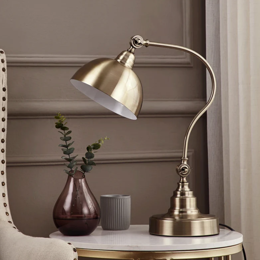 Vintage LED-Lampe i Guld