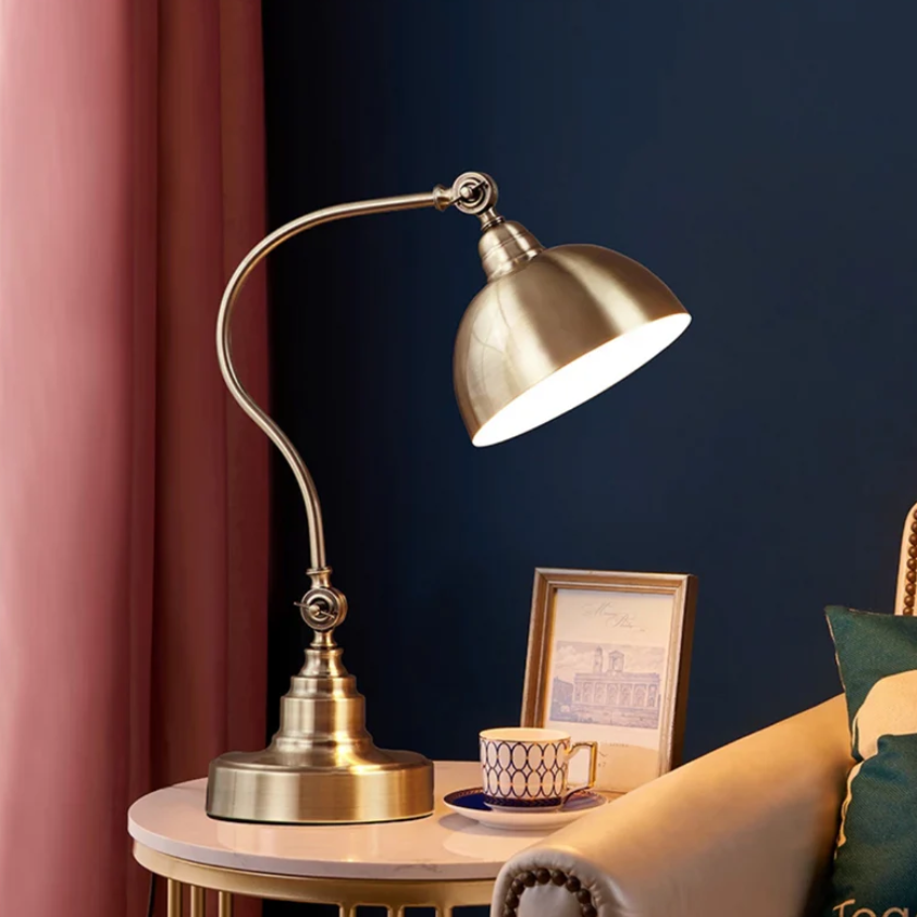 Vintage LED-Lampe i Guld