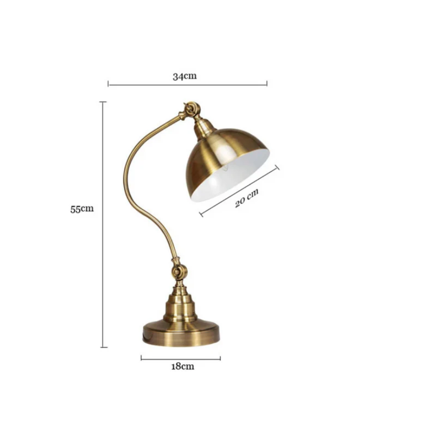 Vintage LED-Lampe i Guld