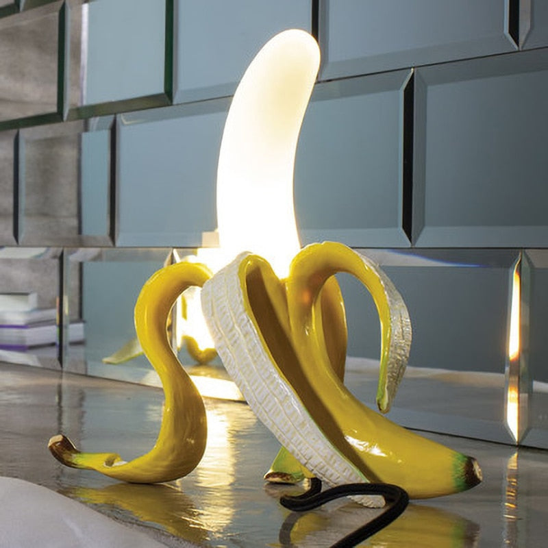 Bananlamper Art Deco-bordlamper