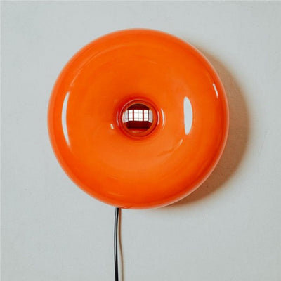 Bauhaus Donut væglampe og bordlampe