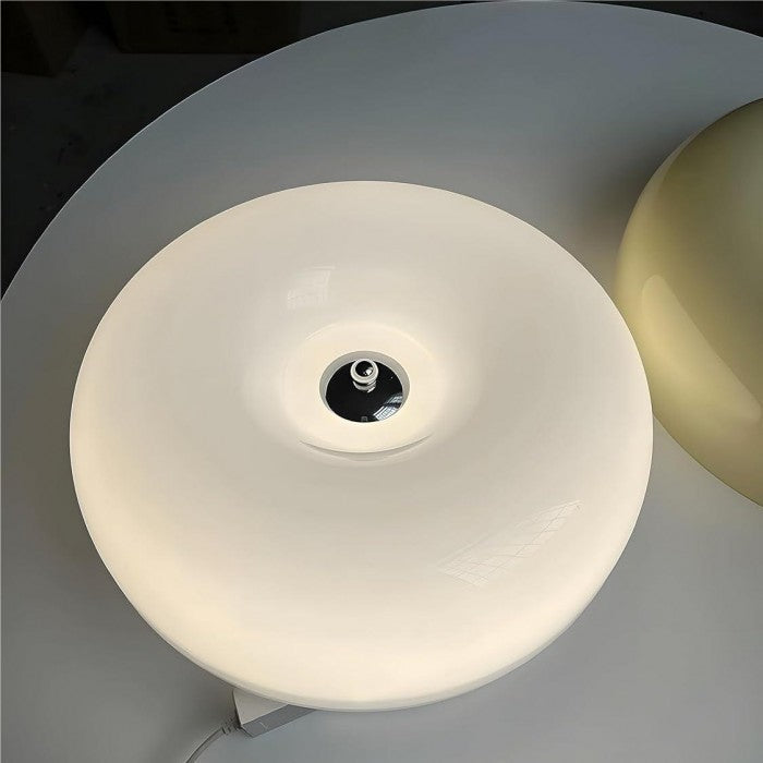 Bauhaus Donut væglampe og bordlampe